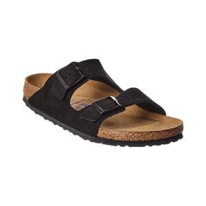 Birkenstock Arizona Narrow Soft Footbed Sandal, Black